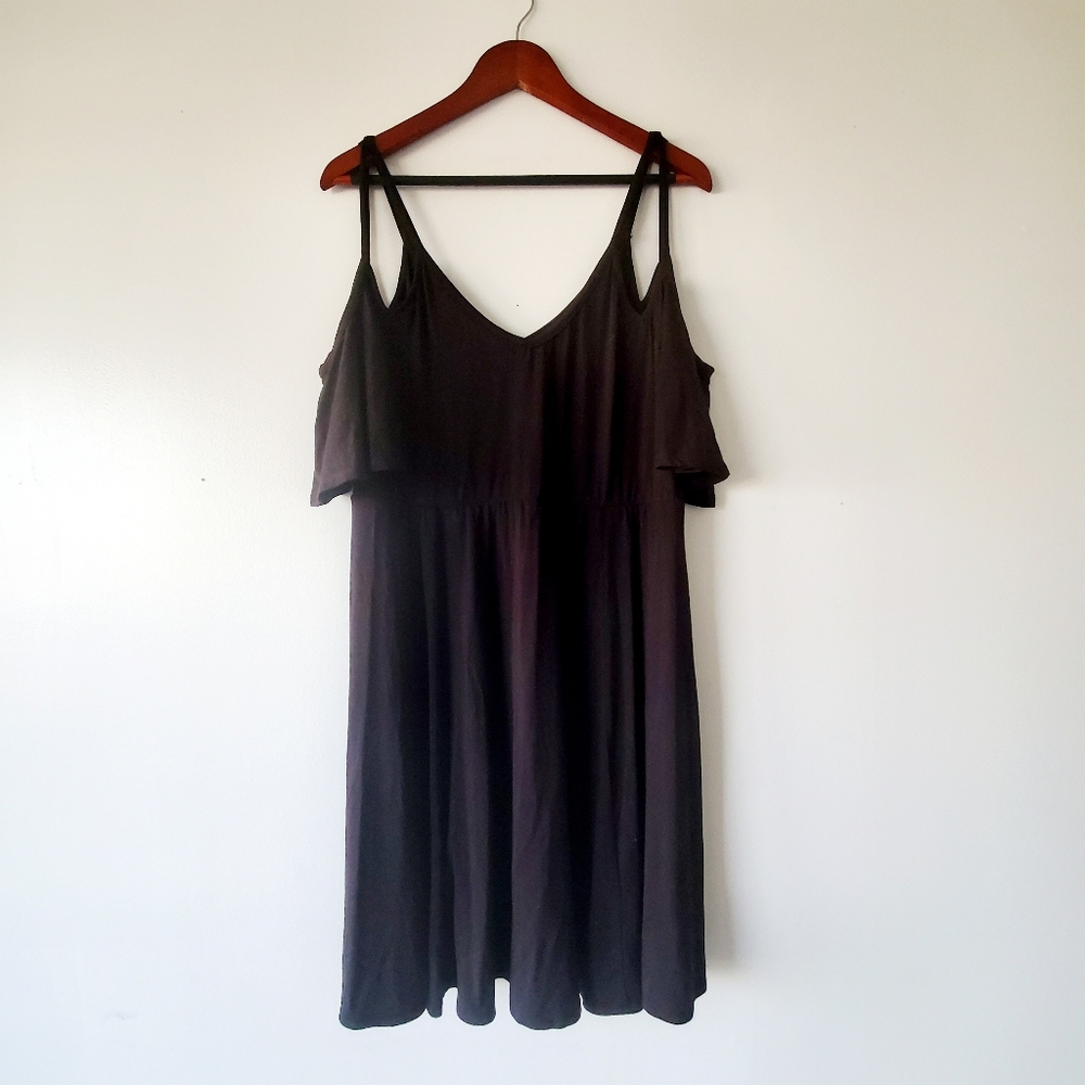 Torrid Cold Shoulder Dress | Black